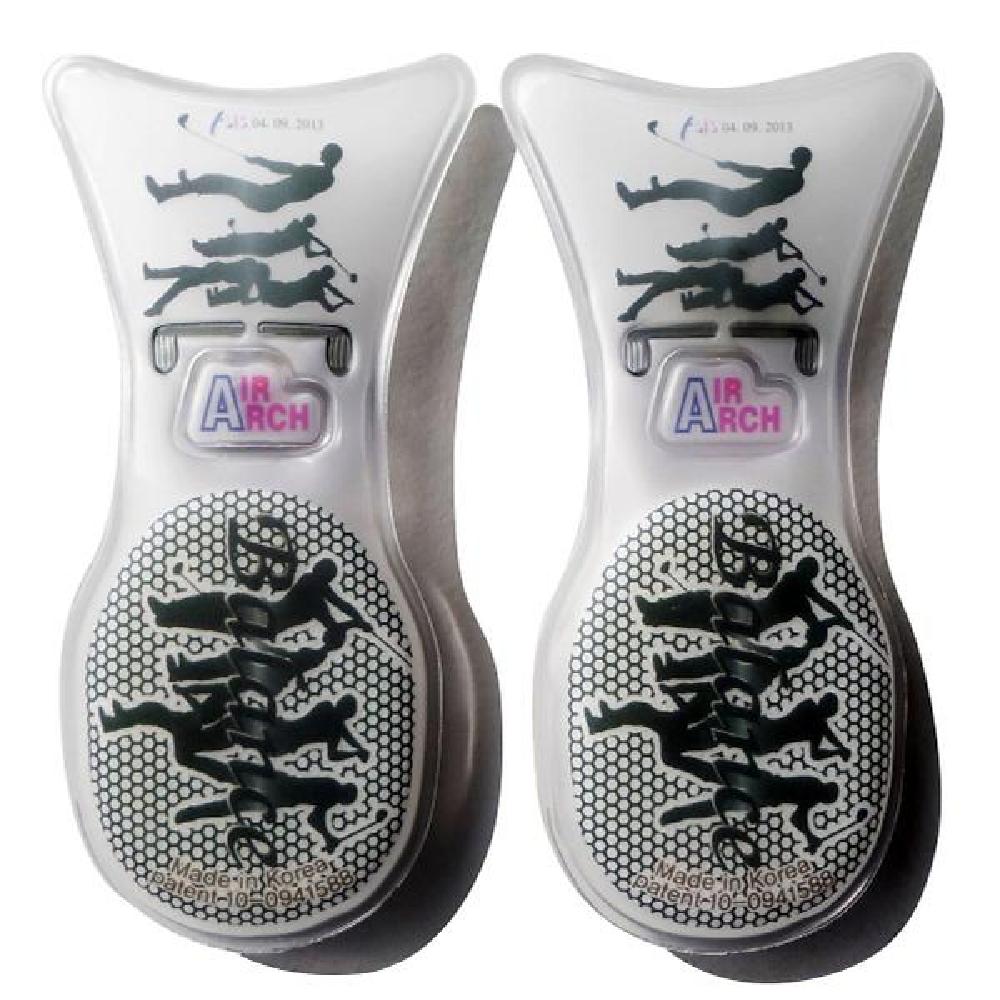 Air Arch Sports Black Shoe Insoles Inserts Unisex Men Women Orthotic Support