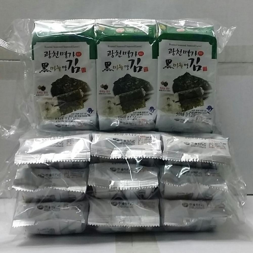 KWANGCHUN Black Garlic Seaweed Series