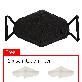 full image Fashion dust mask Charcoal
