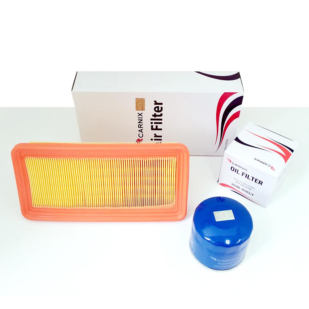 Air Filter Oil Filter SET for HYUNDAI GETZ Petrol 28113-1C000 26300-35503