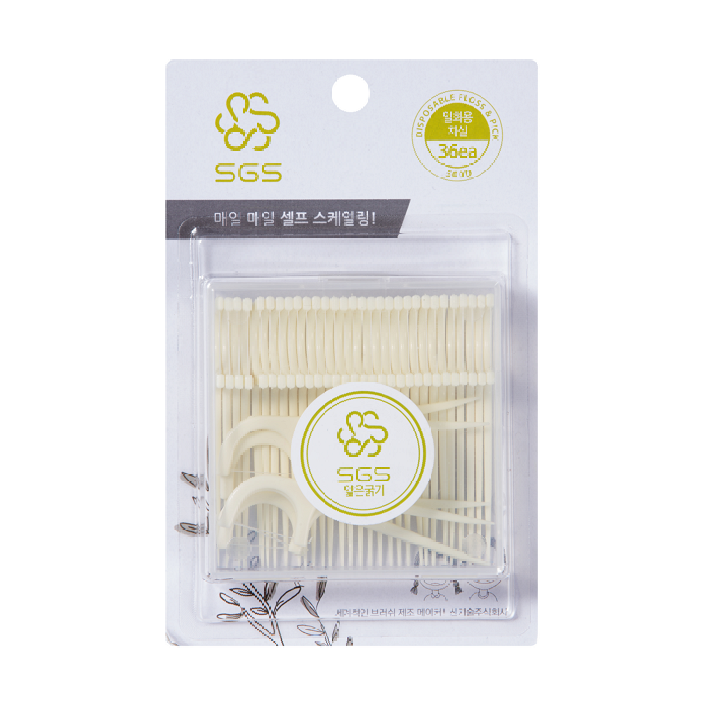 DISPOSABLE BRUSH/FLOSSER