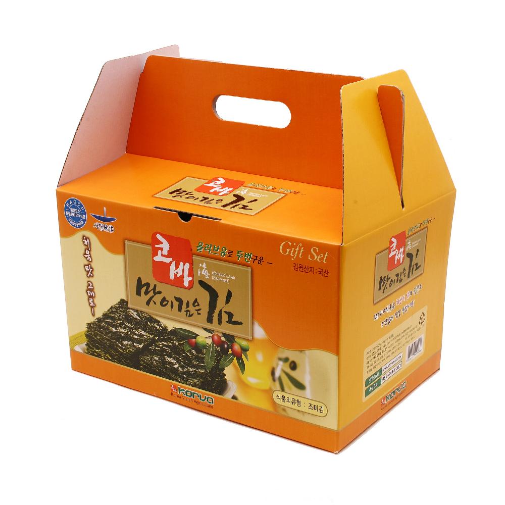 korva Roasted Seasoned Laver (Olive-oil Grilled)