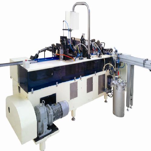 Round Card Board Assembling Machine with Bottom Board Punching & Inserting Device