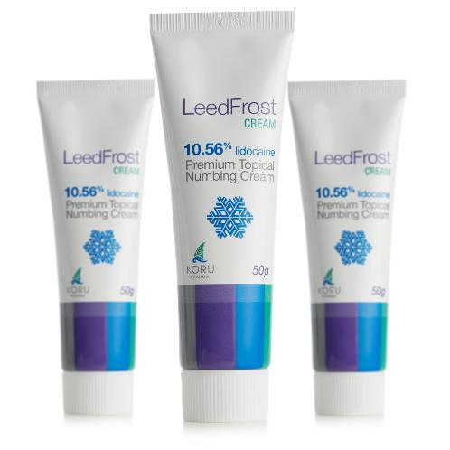 Leed Frost Anesthetic Cream 50g | anesthetic, numbing cream, freezing cream, anesthesia, lidocaine, LeedFrost, prilocaine, Leed Frost