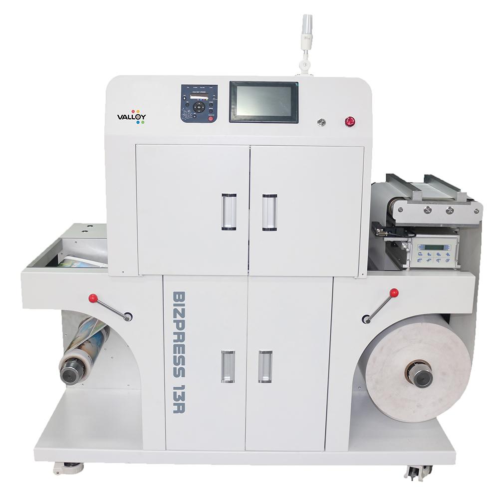 13" single-pass LED roll-label press ZAGAR BIZPRESS 13R with the best advanced LED print engine