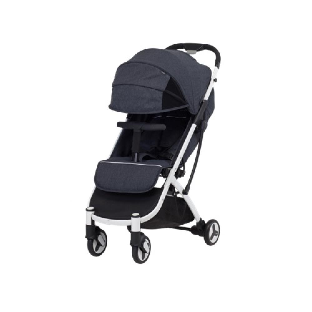 Comfortable SESTO LITE T with 3.5 large full canopy and one touch folding system (Grey, Navy)