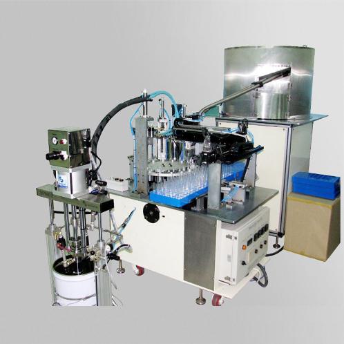 Blood tube Gel filling 100-Channel Gel Filling Machine  of Vacuum Blood Collection Tube