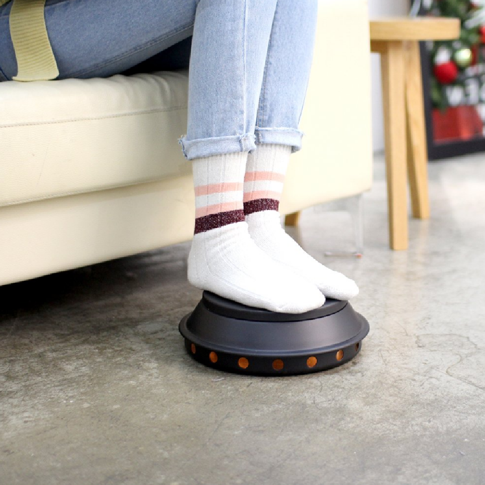 JBWOOD Feet Heater 3 Layer Structure with Tealight Candles