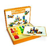 Magic Cube Magnetic Blocks 112PCS Educational Toy for Children to Adolescence