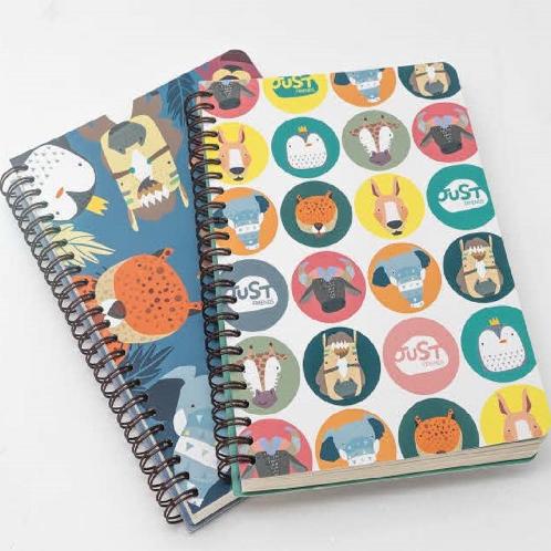 [JustFriends]Lined, Twin-Ring Notebook M/L | K-design, Matt coating cover, notebook, Stationery, school supplies, Korean