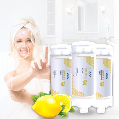 Vitamin Shower Filter Bathroom Water Removes Chlorine Purifier Nature Bathroom