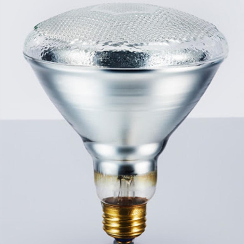 JK HEAT PLUS 175W PAR38 Clear Infrared Heat Bulb Hard Glass 10pcs 110-120V