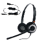 full image IPD IPH-165 Binaural NC Headset with USB Adapter cable to PC with Mute Switch and Volume controller
