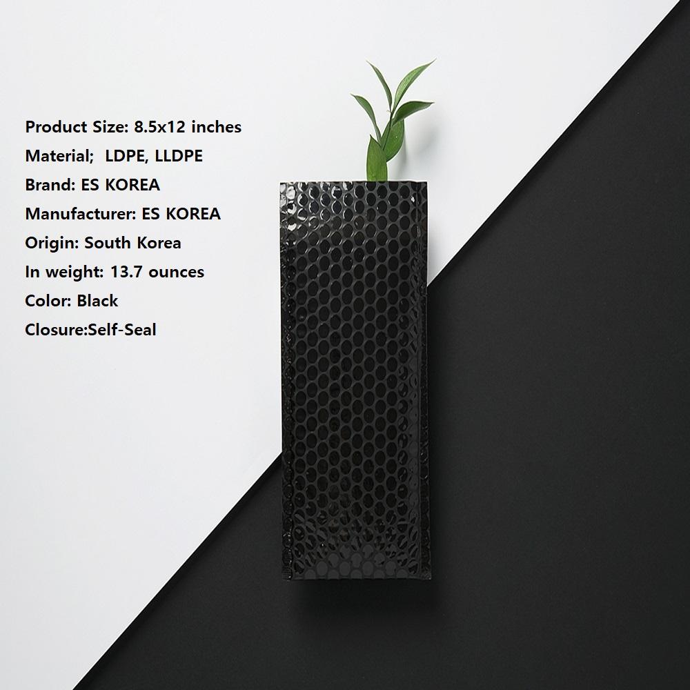 Bubble padded emailer black 6x10 with convenient, economic, safe with lightness for business