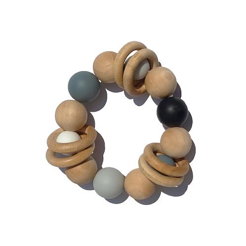 Korean Wood Teething Ring Company, HINOKI WOODEN RATTLE TOY