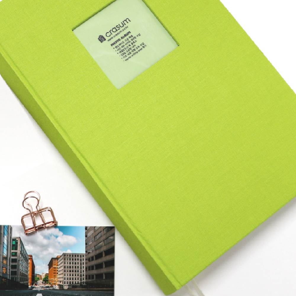 Fabric Frame Cover Photo Album 3UP, 4x6 300