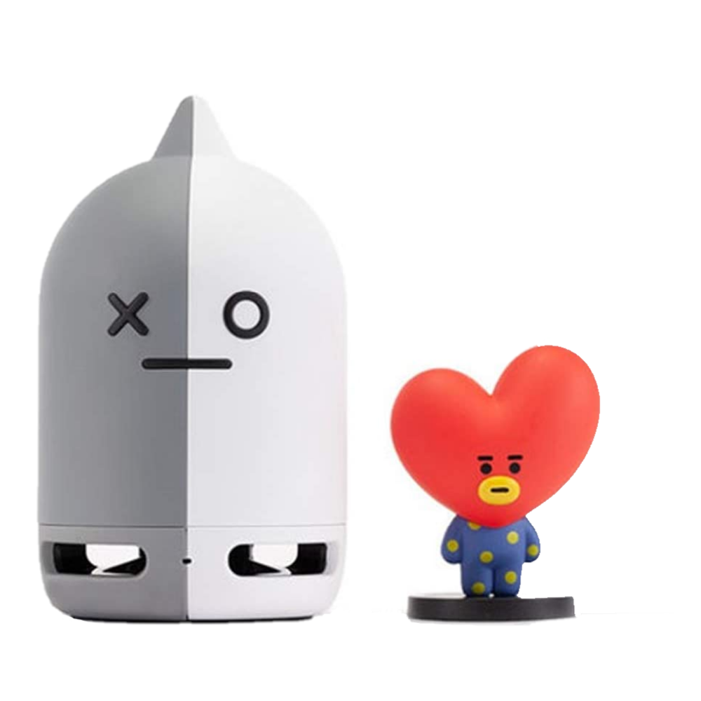 BT21 Official BTS Friends Duo Bluetooth Stereo Speaker & Figure Set (Speaker Van + Figure TATA)