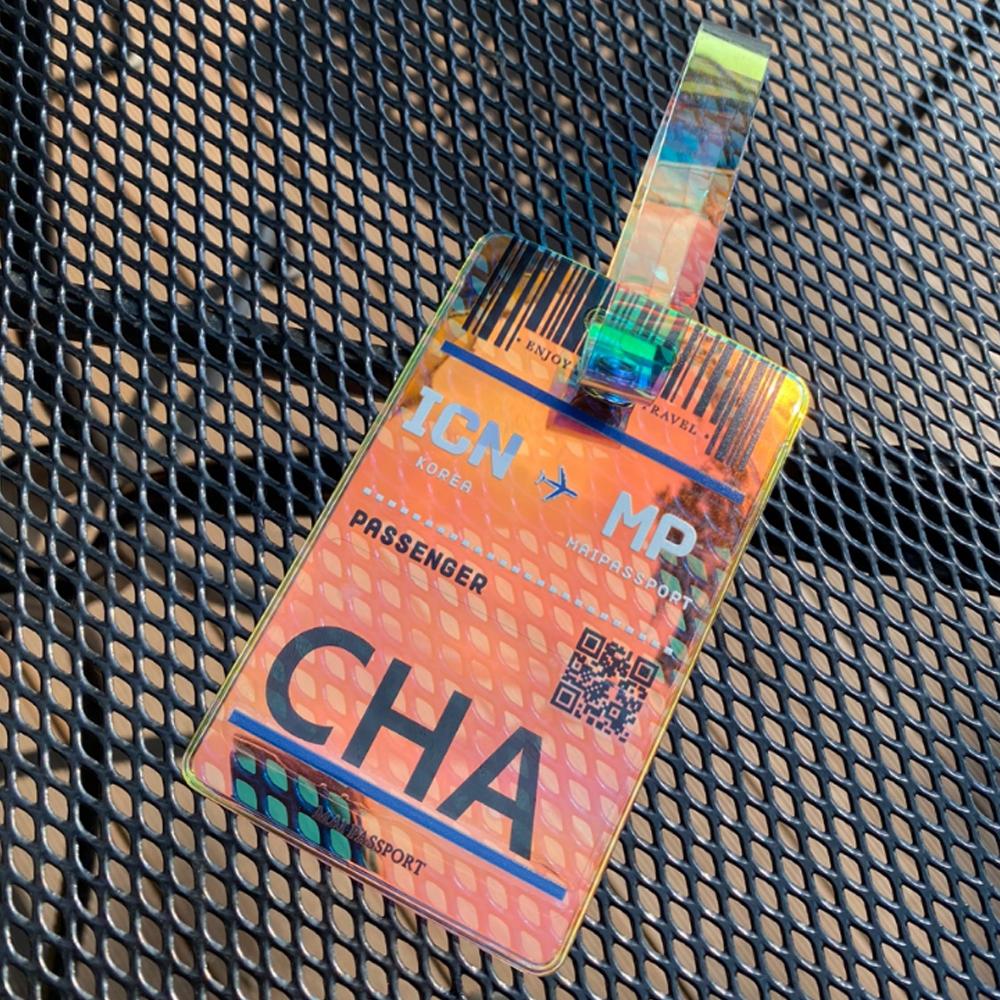 Luggage Hologram Name tag