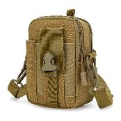 YOYOMALL Tactical Waist Belt Bag Outdoor Multi Pouch Beige