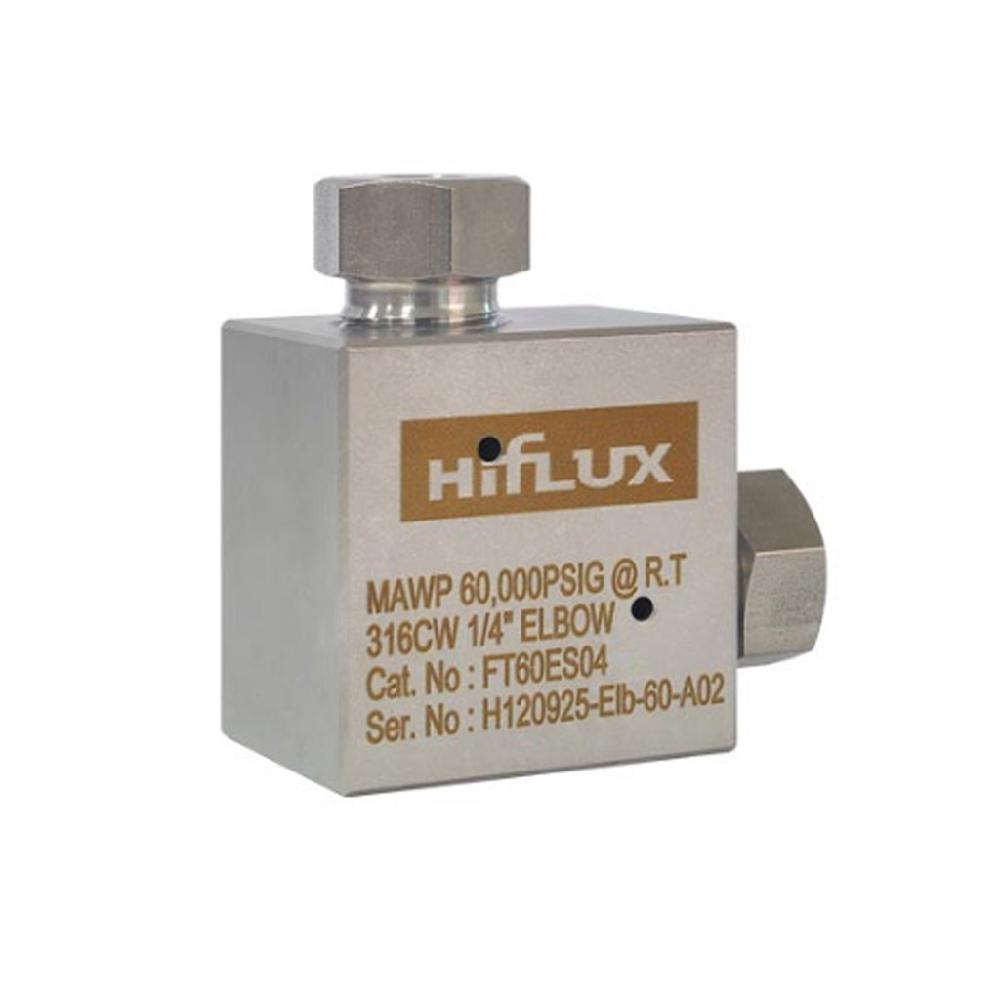 HIFLUX High Preesure Fitting - Elbow - 60000psi - 1/4 inch