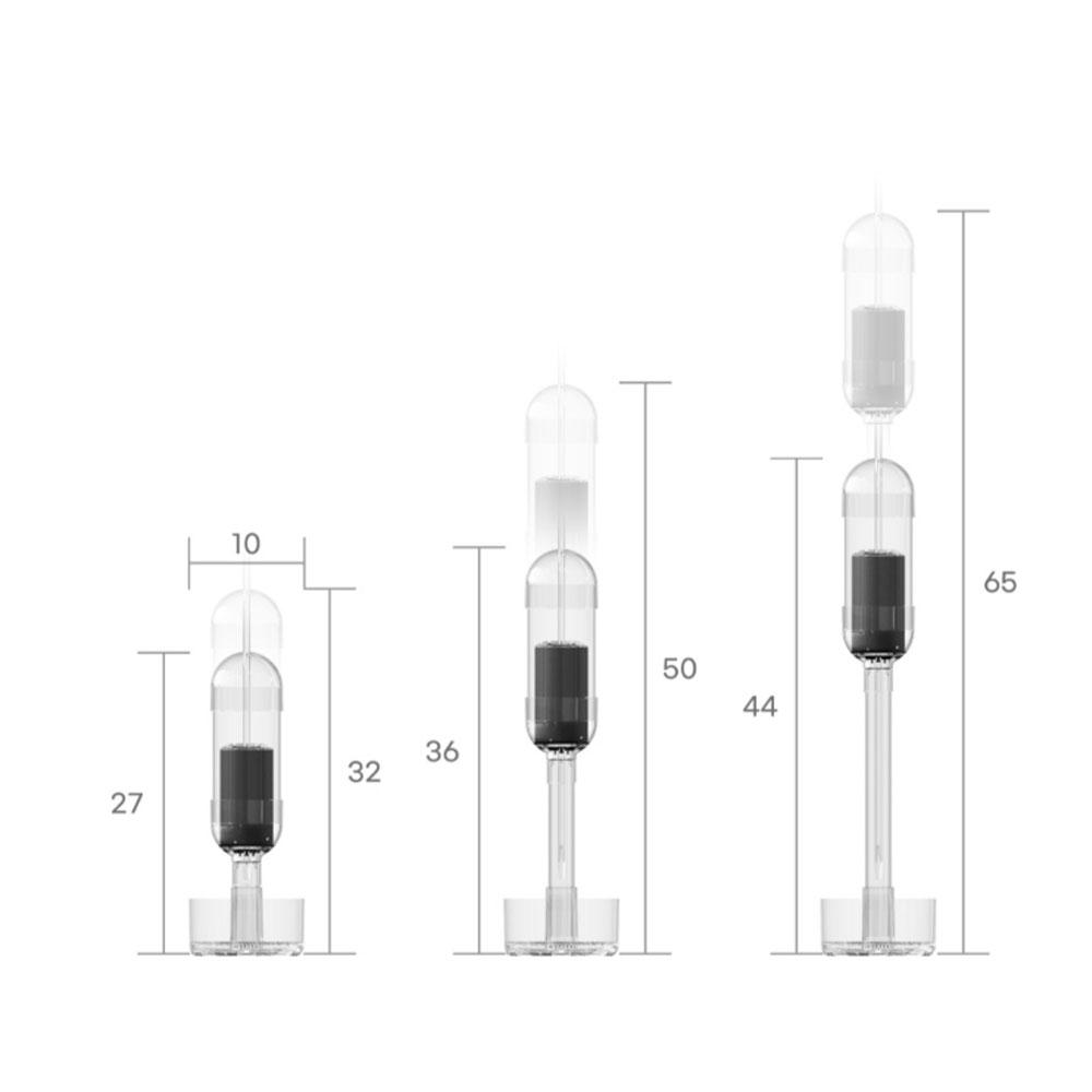 iruzio aquarium cleaner 2in1 M set Aquarium Cleaner Fishbowl House Plum Plum Filter Pipe Set