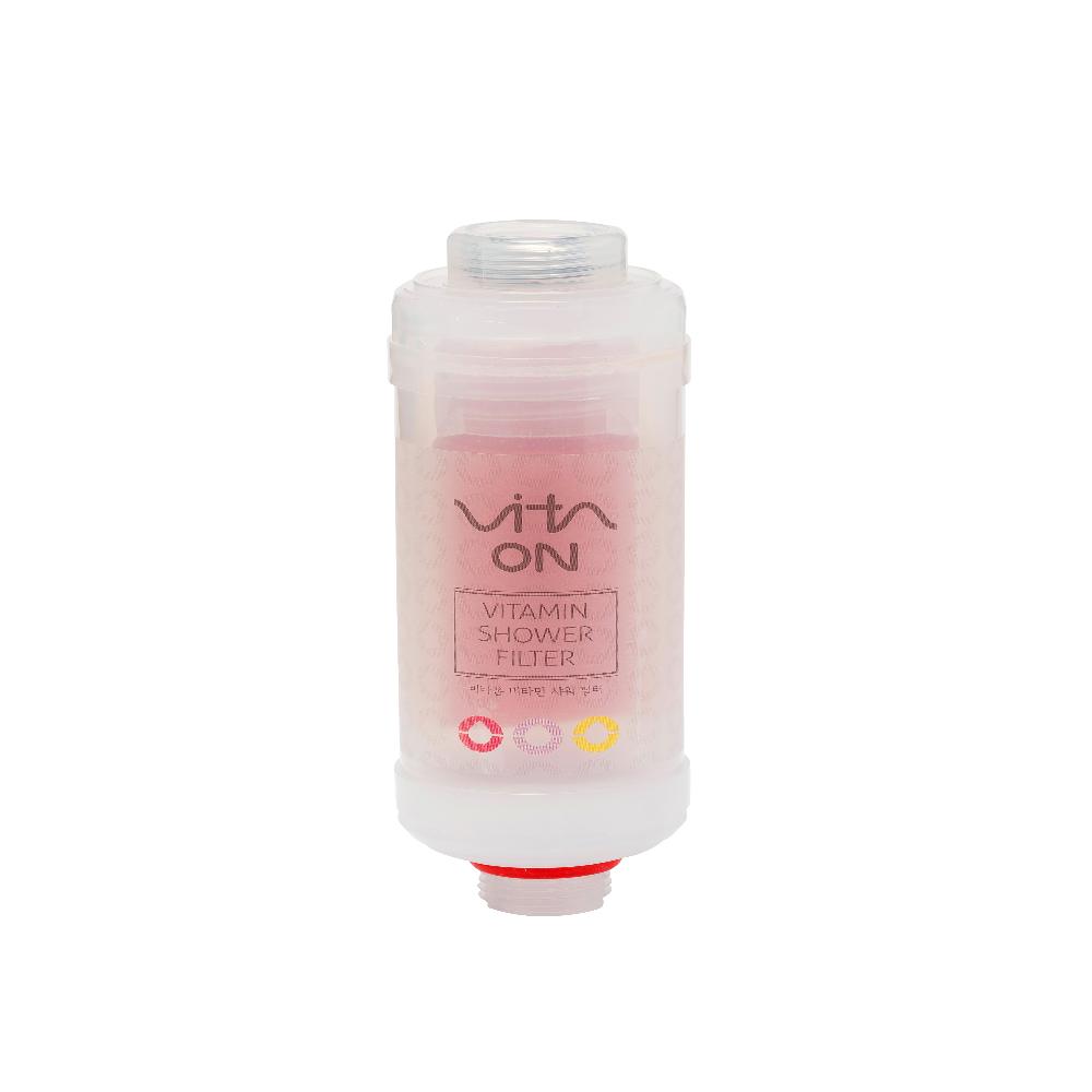 Vitamin Shower Filter Red