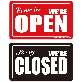 full image Open Closed Sign