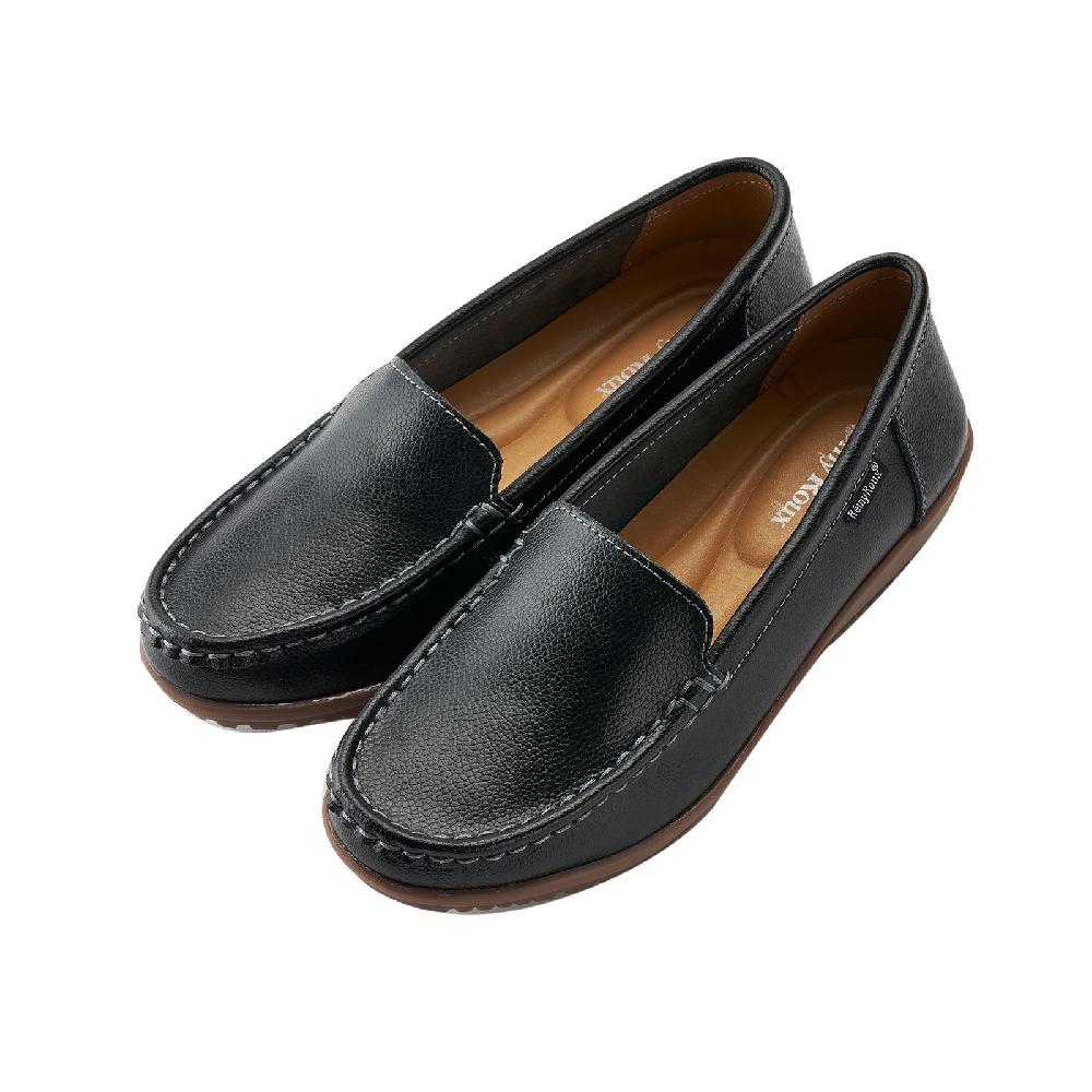 Cushioned Basic Daily Women Comfort Loafers / Black, 250