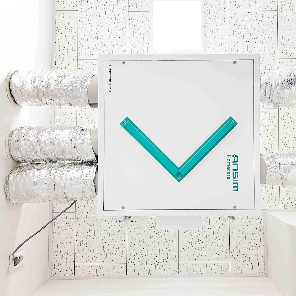 Energy Recovery Ventilation with Negative Pressure Function