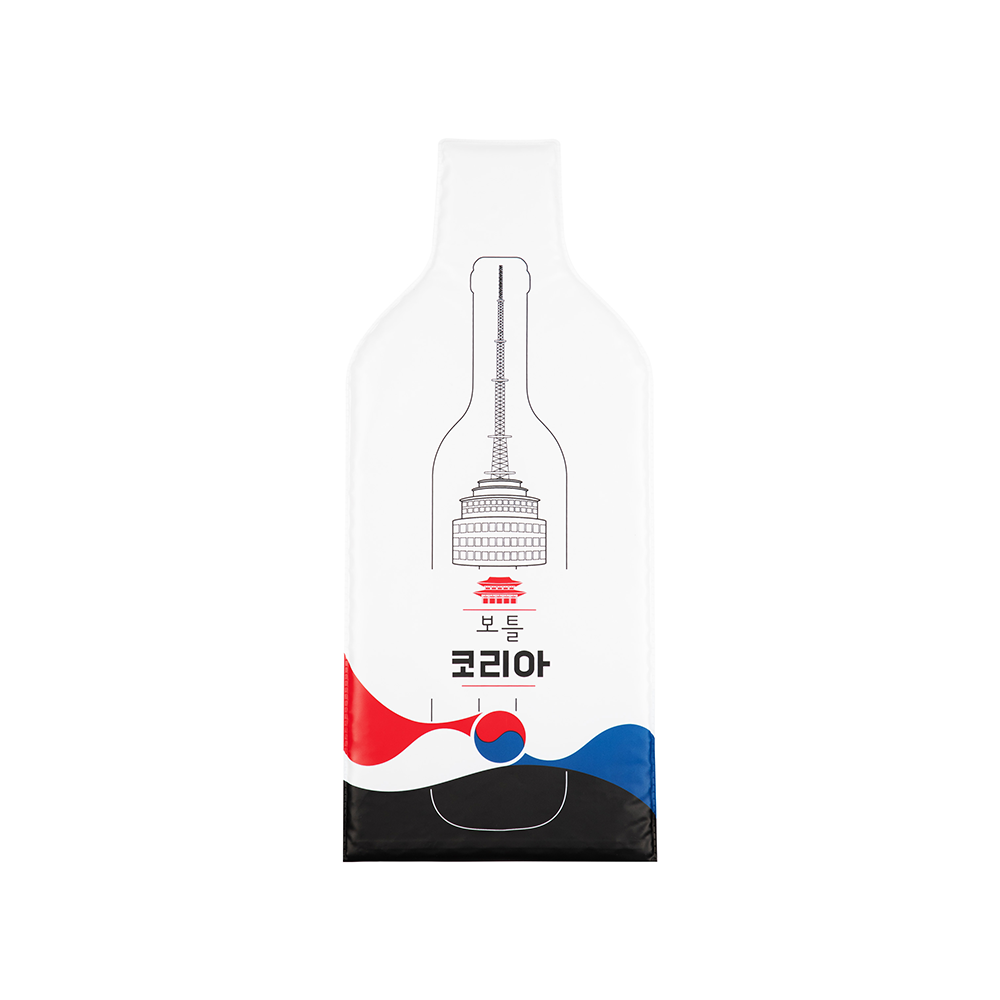 Bottle Korea (1set 3pcs) | Reusable Wine Travel Protector Sleeves for Glass Bottles