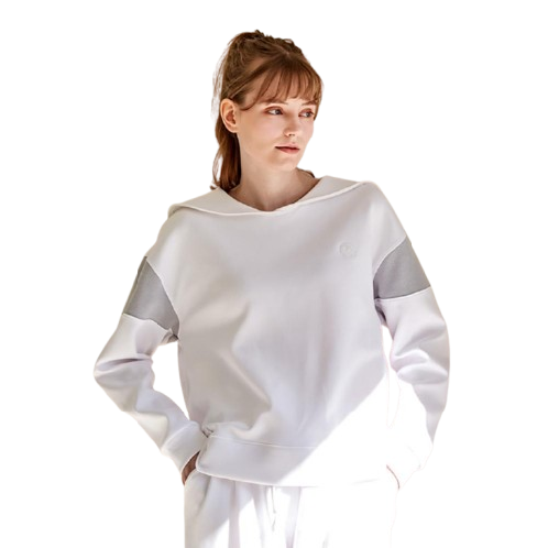 [CUSTOMUS] Luxury cushion fabric shawl collar sweat-shirt CFW23SKMT205