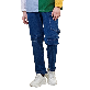 full image [CUSTOMUS] ﻿Knee cutting line e-band waist stone-washing cargo straight pants CTS23SWPT249