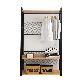 detail image1 [PLANK W10] Modern furniture, Wardrobe / iron, metal, storage, drawer, fabric, display shelving rack