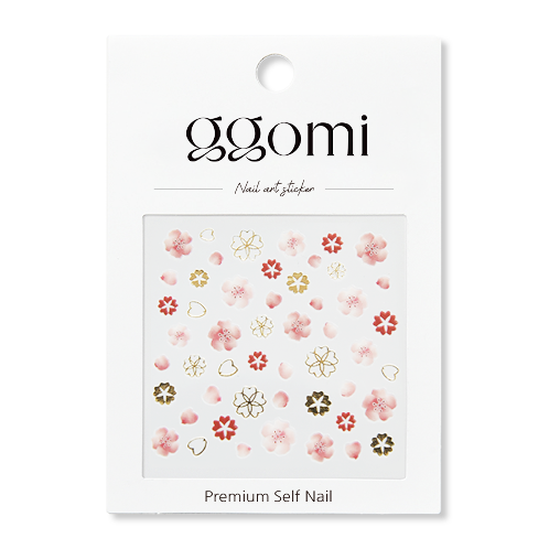 ggomi Nail Art Sticker Trendy Design 2D DIY Décor Easy Home Beauty Care OEM ODM Custom Salon Quality