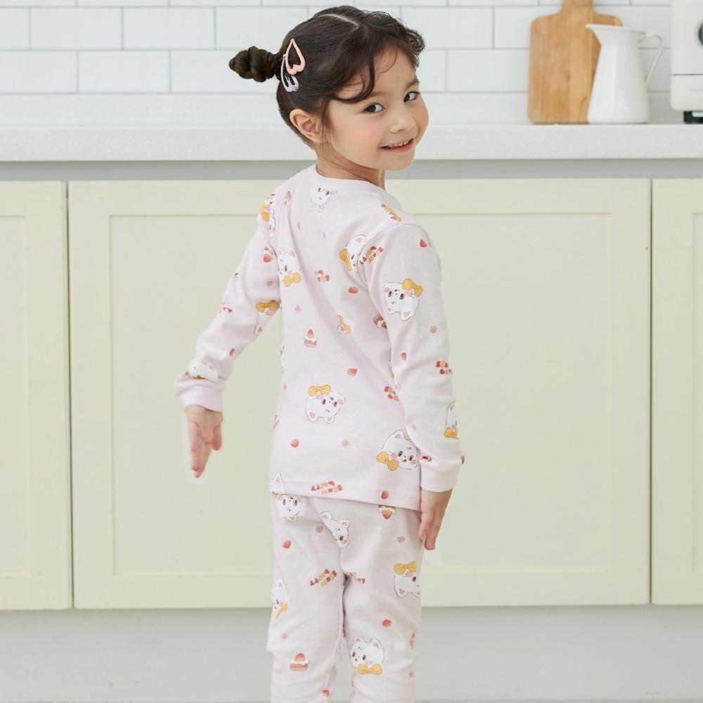 kids wear 30S 3/4 length modal <Strawberry Cake>