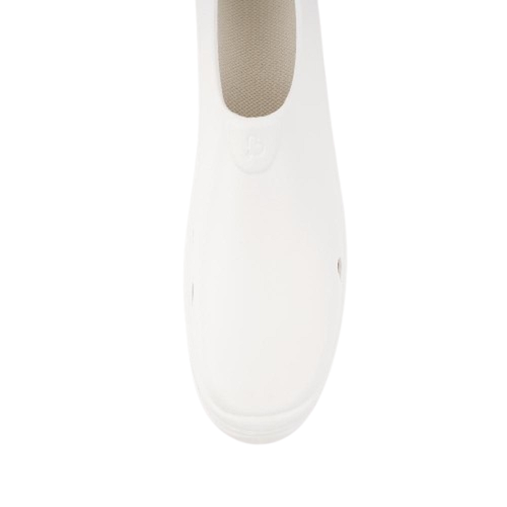 REVIVE wedge heel hospital white shoes