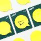 detail image5 [Shape Sticky Notes] Speech bubble, Hexagon, Heart,Circle shaped Sticky Notes