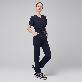 detail image4 Women's-Zipper-Pocket-Split-Hem-Scrub-Pants-Eco-Navy